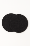 Zestaw 2 filcowych podkładek pod znicze w kolorze grafitowym średnica 20 cm - 2