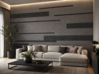 ARCO FeltWall Pas Filcowy Samoprzylepny 6 × 500 cm Dekoracyjno-Akustyczny, Szary - 13