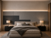 ARCO FeltWall Panel Akustyczny Filcowy Prostokąt Szary 37 × 74 cm Samoprzylepny - 7