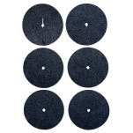 Zestaw krążków przeciwchwastowych 6 szt. ściółkowanie grafit fi 17 cm - 3