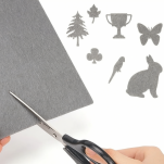 Filc samoprzylepny szary A3 na nogi krzeseł mebli, zabezpieczania, wygłuszania, wytłumiania, dekoracji, z klejem 29,7x42 cm 4 mm 350 g/m² - 3