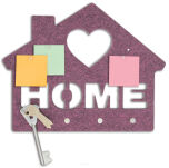 Organizer na klucze DOMEK - kolor fiolet - 2