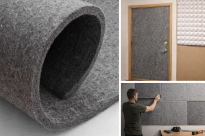 Polski filc poliestrowy gruby 10 mm 1200 g szary rozmiar 160x50 cm - 17