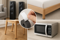 Filcowa taśma ochronna samoprzylepna 2 cm × 74 cm – czarna, gr. 4 mm, 350 g/m² - 7