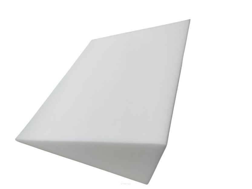 Klin z pianki tapicerskiej T-25 60x40x20 cm do poduszek, pod głowę, gat.I