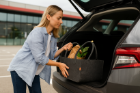 Torba gospodarcza 30×30×50 cm - antracyt, 4 mm - wytrzymała torba filcowa na drewno opałowe, zakupy, pranie, zabawki i piknik, do 30 kg - 8