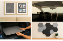 Polski filc poliestrowy gruby 7 mm 700 g szary rozmiar 160x25 cm - 16