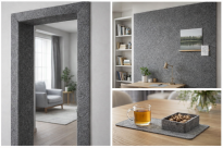 Polski filc poliestrowy gruby 7 mm 700 g szary rozmiar 160x50 cm - 7