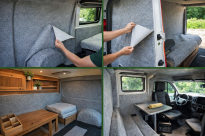 Gruby Filc Samoprzylepny 7 mm 700 g/m² Szary – 75x75 cm | Techniczny, Wygłuszający, Ochronny, Termoizolacyjny - 7
