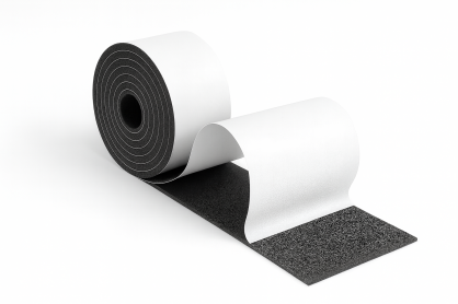 Filcowa taśma ochronna samoprzylepna 10 cm × 1,5 m – czarna, gr. 4 mm, 350 g/m²