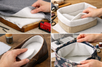 Polski filc poliestrowy na metry szerokość 150x50 cm biały 2,5 mm - 2