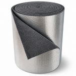 Filc Techniczny 7mm z Folią Aluminiową 0,5x1m Izolacja Termiczna na metry - 10