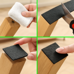 Filcowa taśma ochronna samoprzylepna 30 cm × 74 cm – czarna, gr. 4 mm, 350 g/m² - 3