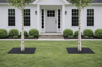 Filcowa mata przeciwchwastowa kwadratowa 60x60 cm 4mm grafit, do ściółkowania roslin, drzewek, drzew, szkółkarstwa - 18