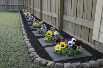 Filcowa mata przeciwchwastowa kwadratowa 90x90 cm 4mm szara, do ściółkowania roslin, drzewek, drzew, szkółkarstwa - 13