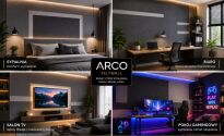 ARCO FeltWall Aranżacja Dekoracyjno Akustyczna 7.5m2 Pionowe Równe Pasy Panele 37x500 cm - 6