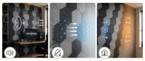 ARCO FeltWall Aranżacja Dekoracyjno Akustyczna 7.5m2 Pionowe Równe Pasy Panele 37x500 cm - 4