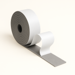 Zestaw 3 taśm filcowych samoprzylepnych z klejem 2, 5, 10 cm × 74 cm – szare, gr. 4 mm, 350 g/m² - 12
