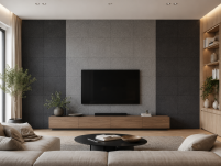 ARCO FeltWall Aranżacja Dekoracyjno Akustyczna 37x37 - Salon Ściana 7,5m2 - 6