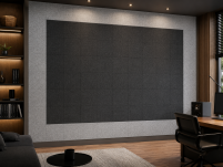 ARCO FeltWall Panel Akustyczny Filcowy Kwadratowy Czarny 74 × 74 cm Samoprzylepny - 18