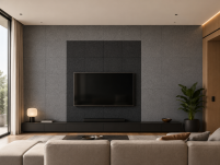 ARCO FeltWall Panel Akustyczny Filcowy Kwadratowy Czarny 74 × 74 cm Samoprzylepny - 12