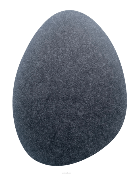 Podkładka filcowa na stół OVAL antracytowa 36x32 cm
