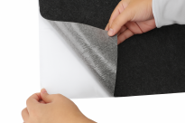 Filc Samoprzylepny Techniczny: 1 szt: 25x150 cm; 4 mm – 350 g/m², Czarny, na Metry | Wygłuszający, Ochronny, Termoizolacyjny - 14