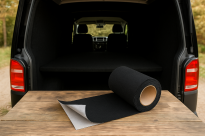 Filc Samoprzylepny Techniczny: 1 szt: 25x150 cm; 4 mm – 350 g/m², Czarny, na Metry | Wygłuszający, Ochronny, Termoizolacyjny - 5