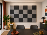 ARCO FeltWall Aranżacja Dekoracyjno Akustyczna 37x37 - Szachownica 3m2 - 8