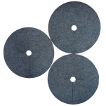 Zestaw krążków przeciwchwastowych 3 szt. ściółkowanie szary ⌀ 33 cm - 3