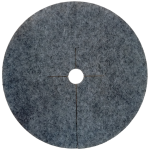 Krążek filcowy podkładka, mata, dysk antychwastowy Φ80 cm szary – do ściółkowania roślin, drzewek, drzew - 3
