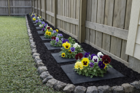 Filcowa mata przeciwchwastowa kwadratowa 40x40 cm 4mm grafit, do ściółkowania roslin, drzewek, drzew, szkółkarstwa - 15