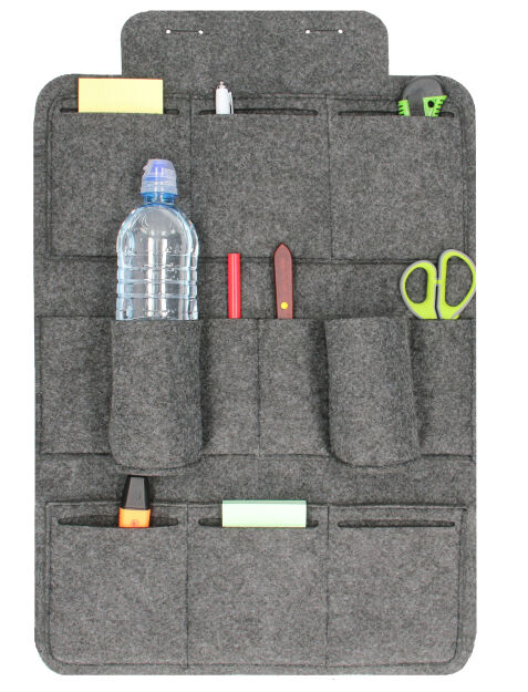 Organizer na fotel samochodu szary