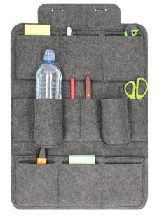Organizer na fotel samochodu szary