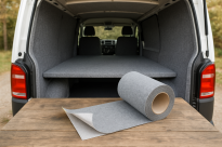 Gruby Filc Samoprzylepny 7 mm 700 g/m² Szary – 25x75 cm | Techniczny, Wygłuszający, Ochronny, Termoizolacyjny - 5