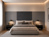 ARCO FeltWall Panel Akustyczny Filcowy Kwadratowy Szary 74 × 74 cm Samoprzylepny - 9
