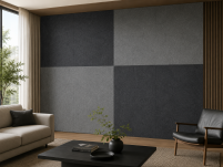 ARCO FeltWall Panel Akustyczny Filcowy Kwadratowy Szary 74 × 74 cm Samoprzylepny - 18